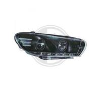 Diederichs Kit faro principale compatibile 2251586 per VW Scirocco 137/138 2015-2017 neri DRL LED H7