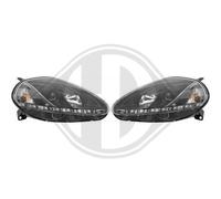 DIEDERICHS Kit Faro Sinistra Destra Alogena per Fiat Grande Punto