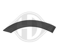 DIEDERICHS Parafango Radlauf Fender Anteriore Sinistro Nero Per Ford Transit