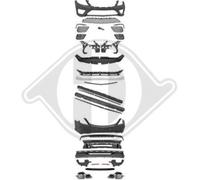 DIEDERICHS Paraurti Posteriore Anteriore Per Mercedes-Benz S-Class W222