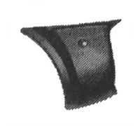 DIEDERICHS Pareti Posteriore Sinistra Angolo per VW Golf II 19E 1G1 9450081