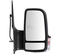 Diederichs Specchietto retrovisore destro per Mercedes Sprinter Crafter, meccanico, vetro convesso, grandangolare, luce lampeggiante, destro