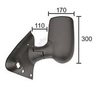 DIEDERICHS Specchio Esterno Destro Per Ford Transit Bus FD_ _ FB_ FS_ FZ_