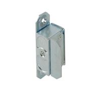 Dieffematic Battente Porta Incontro Regolabile per Elettroserratura 352F - per Cancello a Ante, con Ali a Saldare, Zincato