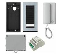 Dieffematic CAME AGTK200A03 Kit Citofonico Monofamiliare Espandibile - Sistema Multifilare, Citofono a Cornetta Bianco, Installazione a Parete