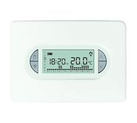 Dieffematic CAME TH/450 Cronotermostato Elettronico Settimanale - Termostato Digitale Programmabile per Casa, Colore Bianco con Cover Intercambiabili