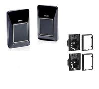 Dieffematic Coppia Fotocellule FAAC XP30D - Sensori Sicurezza Cancello Automatico 30m, Sottili IP54, con Adattatori per Fotoswitch 785152