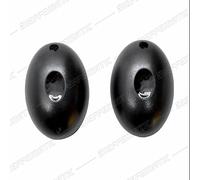 Dieffematic Coppia Fotocellule Universali per Cancelli e Garage - Sensori di Sicurezza da Parete 12/24V con Filtro Solare