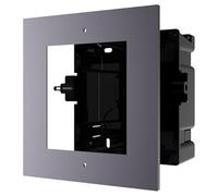 Dieffematic Cornice a Incasso per 1 Modulo Videocitofonico Hikvision DS-KD-ACF1 - Alluminio e Plastica