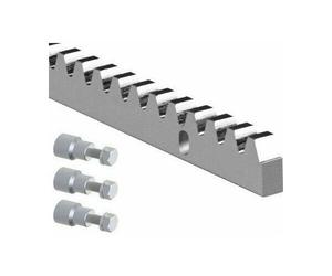 Dieffematic Cremagliera per Cancello Scorrevole - Acciaio Zincato Universale 30x8mm - Modulo M4 con Nottolini a Saldare