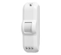 Dieffematic DFM 160009-U Sensore a Tenda Doppia Tecnologia Universale Esterno - Allarme Basso Assorbimento, IP54, Bianco/Marrone