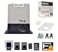 Dieffematic Kit Automazione Cancello Scorrevole FAAC 741 DELTA3 SAFE - Motore Elettromeccanico 230V 900 Kg