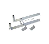 Dieffematic Kit Bracci Telescopici Dritti per Attuatore Cancello Oleodinamico - Compatibile FAAC 580 230V - Confezione da 2