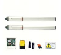 Dieffematic Kit DFM 230V - Automazione Cancello Due Ante Battenti, Motore Oleodinamico BFT LUX 2B, 2m 300kg