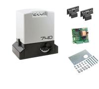 Dieffematic Motore Automazione Cancello Scorrevole 500 Kg - Motoriduttore FAAC 740 SAFE 230V - Sicurezza Antischiacciamento