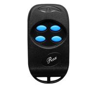 Dieffematic NOLOGO ROX-QC4 Telecomando Copiatore Autoapprendimento per Frequenze Quarzate - Codice Fisso, 4 Tasti, 433,92 MHz, Nero