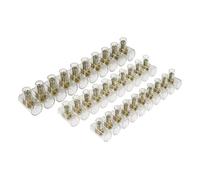 Dieffematic NOVA LINE CE41/1 Morsetti Unipolari Separabili - Stecca 10 Pezzi per Cablaggio Elettrico Sicuro - 2,5 mm - Trasparente