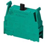 Dieffematic PL004002 Elemento di Contatto Relè per Pulsante Comando Start - 1NA - Connessione a Vite - Compatibile Giovenzana