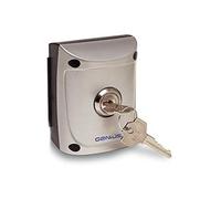 Dieffematic Selettore a Chiave Esterno Quick 2-2 Contatti NA/NC Antieffrazione per Cancelli Automatici