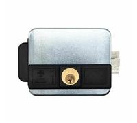 Dieffematic Serratura Multipla F5011/1Z - Elettroserratura Centrale Reversibile per Cancelli Elettrici, Ricambio Zincato 12V, 3 Chiavi