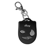 Dieffematic SWING-C Radiocomando Copiatore Codice Fisso - Trasmettitore 433.92 MHz per Automatismi Cancelli Garage - 2 Tasti, Nero con Tasti Cromati