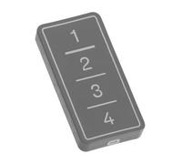 Dieffematic Trasmettitore Copiatore Multifrequenza 4 Canali - Telecomando Universale Autoapprendimento per Cancelli, Garage - Moonstone Grey
