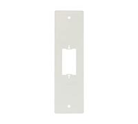 Dieffematic VDS PLA185W Placca con Foro per Pulsante - Interasse 185, Bianco per Tapparelle