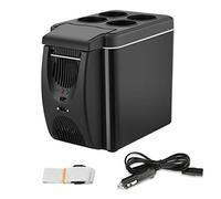 DieffematicBX Frigorifero Piccolo 12V Frigorifero Congelatore riscaldatore 6L mini frigorifero di raffreddamento & scaldino elettrico Frigorifero portatile Ghiacciaia Frigorifero Viaggi