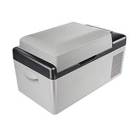 DieffematicBX Frigorifero Piccolo Auto Frigorifero 20L Multi-Function Frigo Protable frigorifero con congelatore Grey a basso consumo energetico