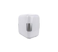 DieffematicBX Frigorifero Piccolo Car Refrigerator 4L Fridge Portable Small Refrigerator Cool Warmer Cosmetics Foods Fridge for Car (Color : White)