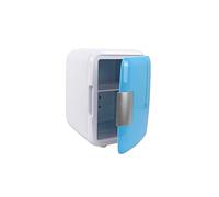 DieffematicBX Frigorifero Piccolo Car Refrigerator 4L Fridge Portable Small Refrigerator Cool Warmer Cosmetics Foods Fridge for Car (Color : Blue)