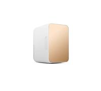 DieffematicBX Frigorifero Piccolo Small Refrigerators Portable Hot And Cold Dual-Use Fridge Cooling Refrigeration Heating Beauty Refrigerator Foy Home Car (Color : Gold)