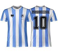 DIEGO ARMANDO MARADONA T-Shirt Maglietta Calcio Argentina n 10 UFFICIALE