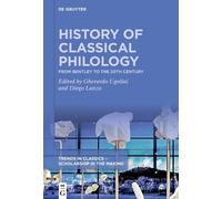 Diego Lanza History of Classical Philology (Copertina rigida)