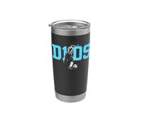 Diego Maradona D10S La mano de Dios Retro Soccer Legend Bicchiere termico in acciaio inox doppia parete