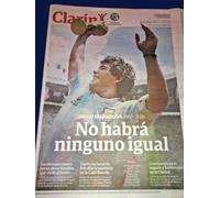 DIEGO MARADONA Death 2020 - Giornale CLARIN + supplemento
