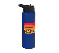 Diego Maradona - Pallone da calcio anni '80 Stainless Steel Insulated Water Bottle