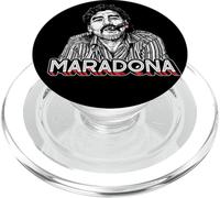 Diego Maradona Vintage Sigaro Retro Calcio Icona PopSockets PopGrip per MagSafe