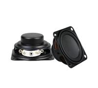 DIEKE 2Pcs 40mm 4Ohm 3W Subwoofer Multimedia Altoparlanti Portatile Amplificatore del Suono Altoparlante Interno Gomma Laterale Altoparlanti Suono