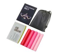 DIEKE 5 fasce di resistenza multifunzionali per esercizi di fitness per la costruzione muscolare, pilates, bodybuilding