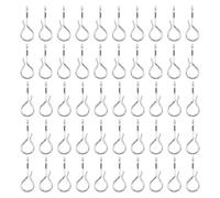 DIEKE 50pcs Veloce Snap Rapido Lure Cambiare Clip di Pesca A Mosca Attrezzatura In Acciaio Cambio Rapido Lure Clip Per Gancio Acqua Salata