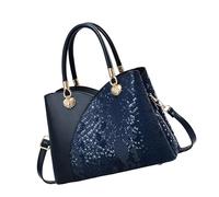 DIEKE Borsa a tracolla moderna per lavorare spaziosa archiviazione comoda tracolla alla moda 2025 borsa con manico superiore borsa a tracolla per uso quotidiano borsa a tracolla grande capacità, Blu