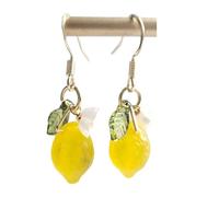 DIEKE Handcraft Lemon Designs Orecchini pendenti portatili in resina gioielli vocazione regali decorazione per le donne abbigliamento casual, as the pic show, Resina satinata