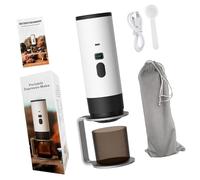 DIEKE Macchina per caffè espresso in miniatura ricaricabile USB Modalità di calore automatica Macchina da caffè capsula adatta per viaggi per esterni Home Office Macchina per caffè espresso portatile