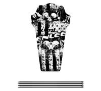 DIEKE Parafango universale per bicicletta, impermeabile, rimovibile, per bici da strada, anteriore e posteriore, pneumatico montagna =