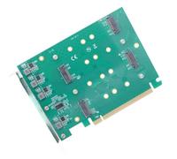 DIEKE Scheda di espansione da 4 NVME a PCIe con velocità di trasferimento di 32 GB/s per scheda di espansione PCIe NVMe ad analisi finanziaria intensiva