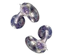 DIEKE Scintillante Orecchio Aperto Cuffia Fascini Rotabile Imitazione Strass Clip Per Personalizzabili Orecchio Gioielli Accessori Imitazione Strass Fasc