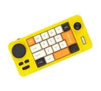 DIEKE Tastiera da gioco 19 con effetti di colore Joystick programmabile Doppia rotella di scorrimento Hot Swap ed ergonomica Tastiera Risparmio di spazio Tastiera da gioco macroed