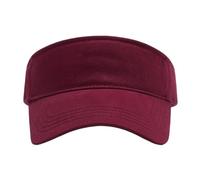 DIEKE Visiera parasole oversize leggera in morbido cotone per escursionismo, spiaggia, viaggi, diversi colori disponibili, comodo cotone, Porpora, Taglia unica