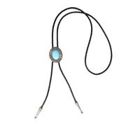 DIEKE Western Turchesi Ciondolo Cravatta Cravatta Abito Formale Boloties Musica Concerto Boloties Rodeos Cravatta Costume Collo Gioielli Bolo Cravatta, Blu turchese., Taglia unica